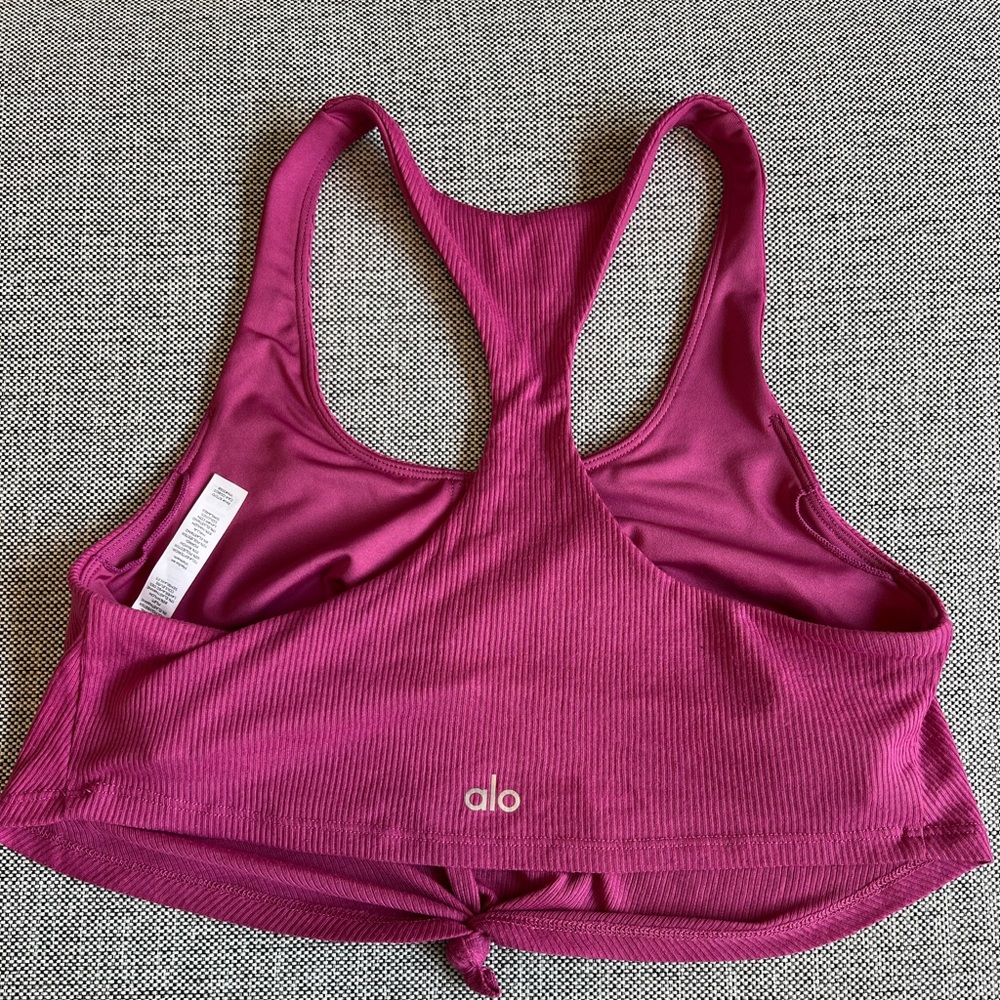 Alo Yoga Knot Bra / Tank in Sorbet Sz Small